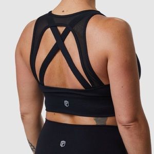 Born Primitive X-Factor Full Throttle Sports Bra Black Size Large